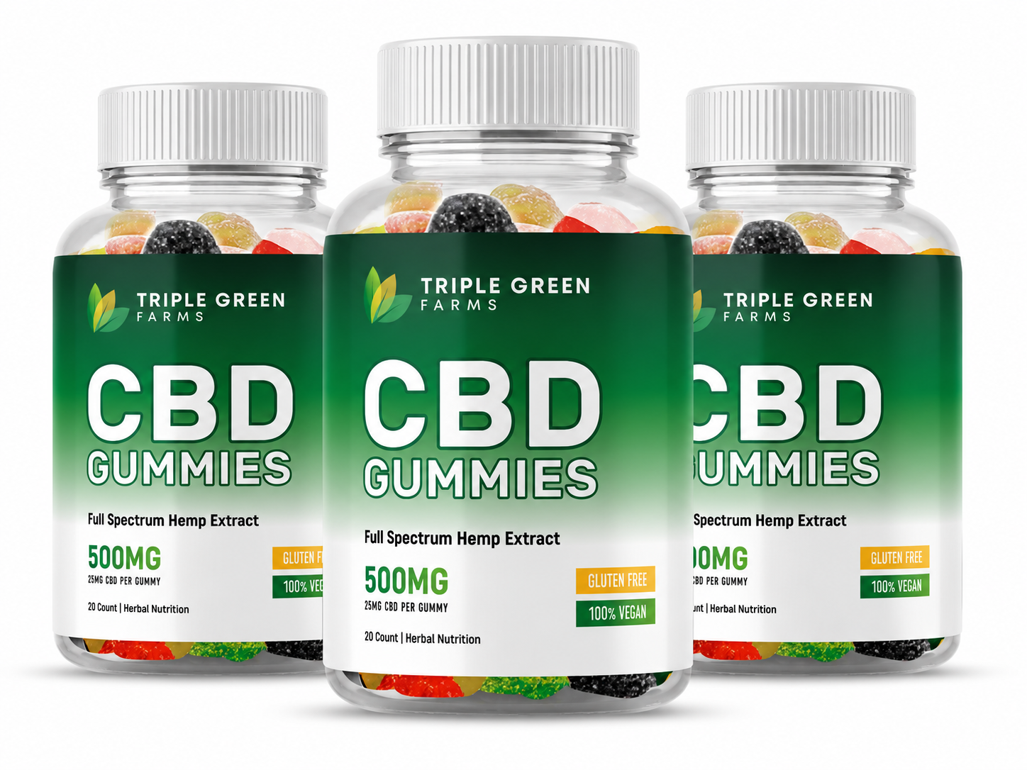 Triple Green Farms 3 bottle package